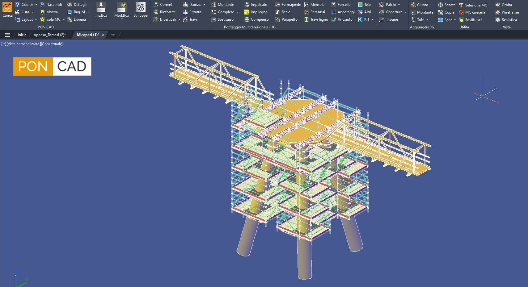 PON CAD dwg 3D model