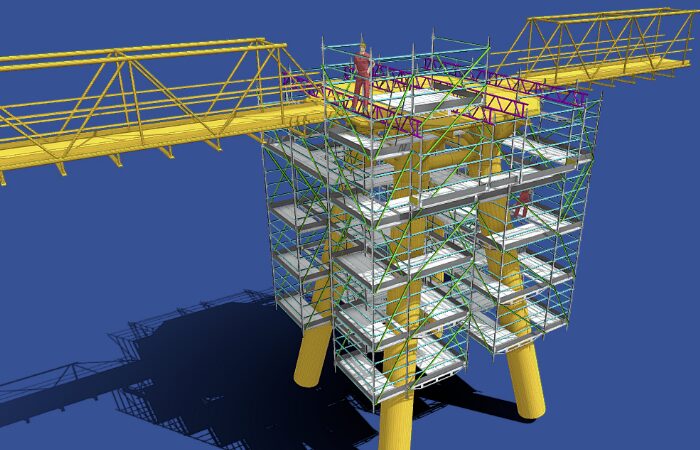 Andamio para estación de rigasificación offshore