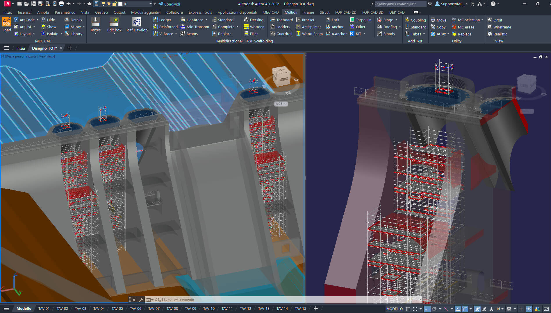 PON CAD scaffolding design software