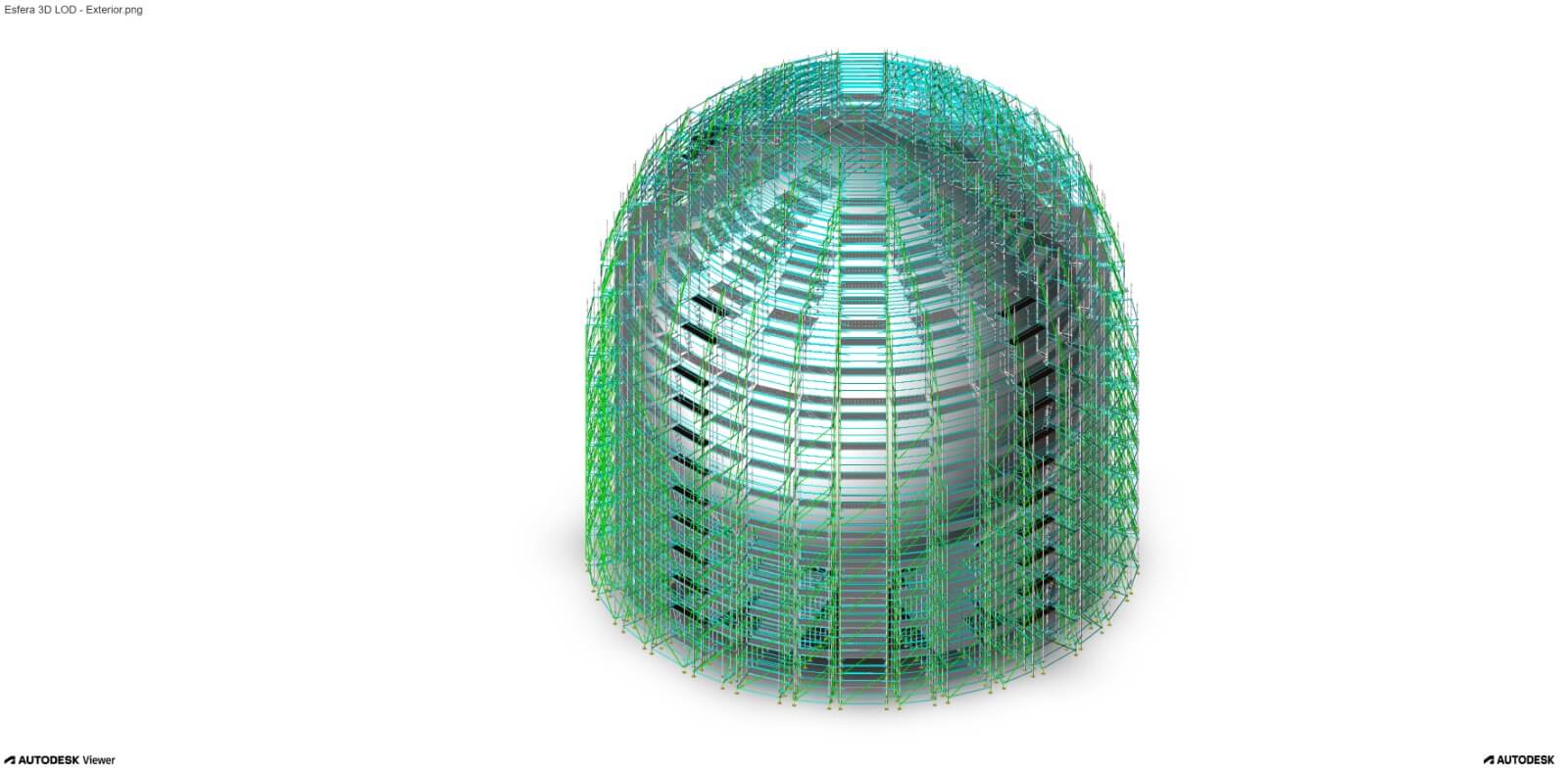 3D Model of the scaffolding
