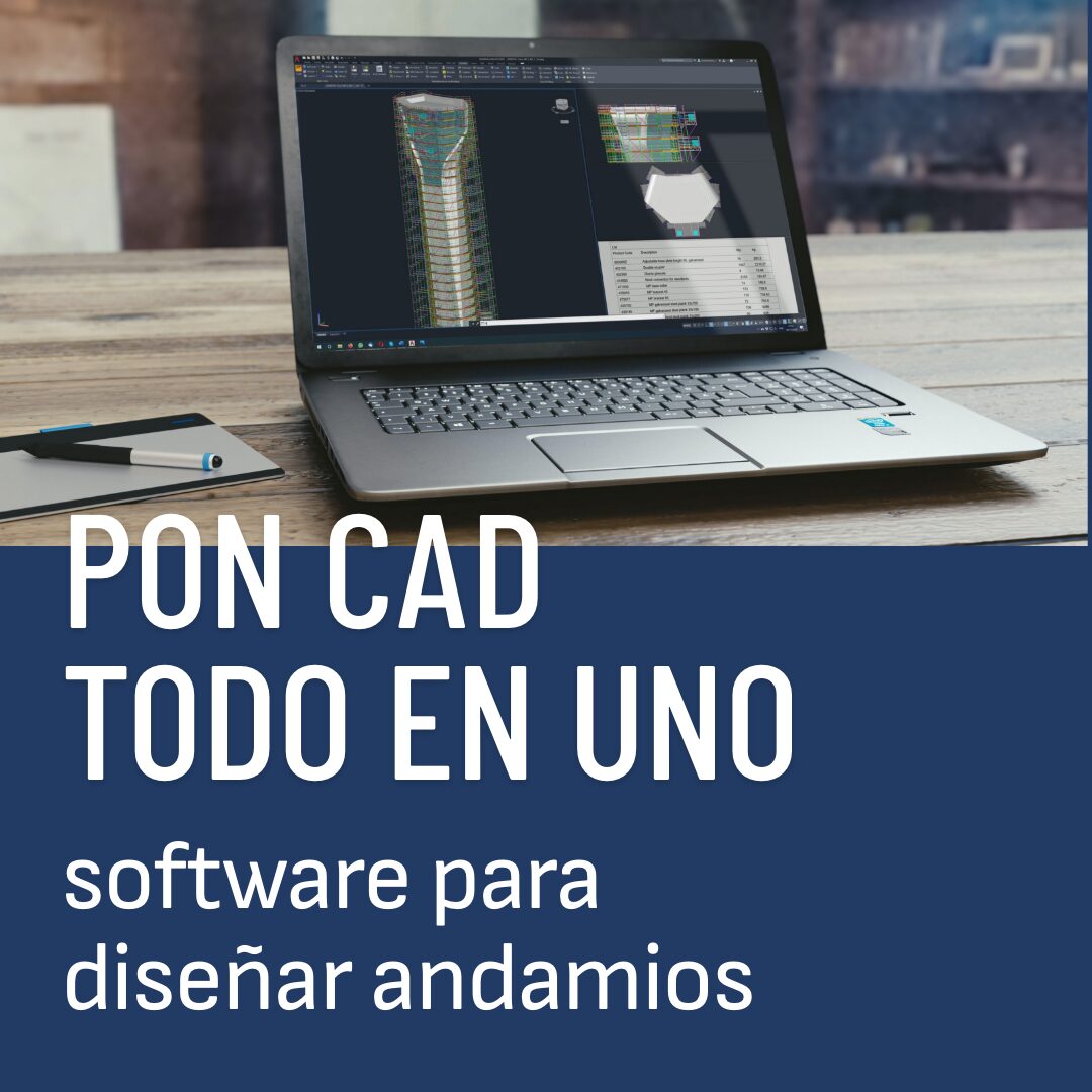 PON CAD software para andamios