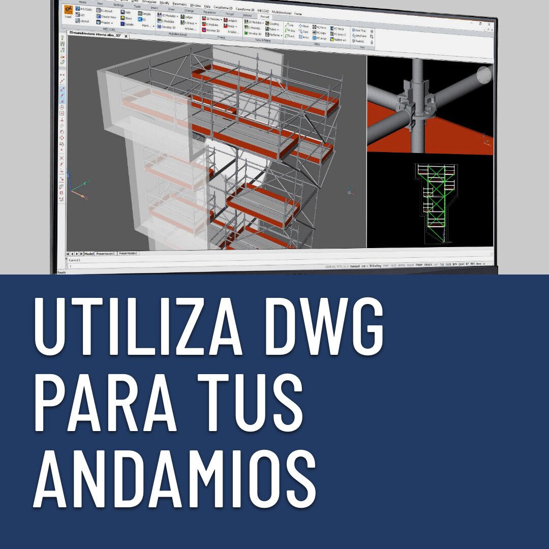 Usa DWG para tus andamios